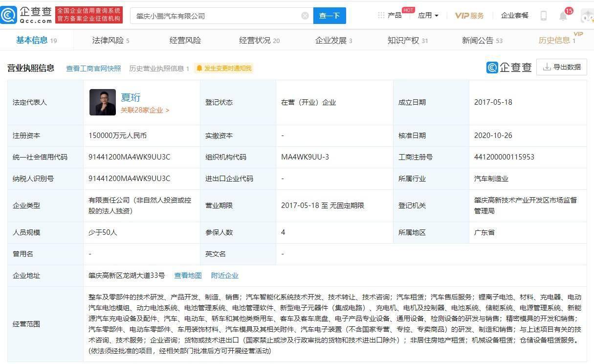 小鹏汽车自建工厂注册资本增至15亿元 增幅200%背后的战略逻辑与产业深意